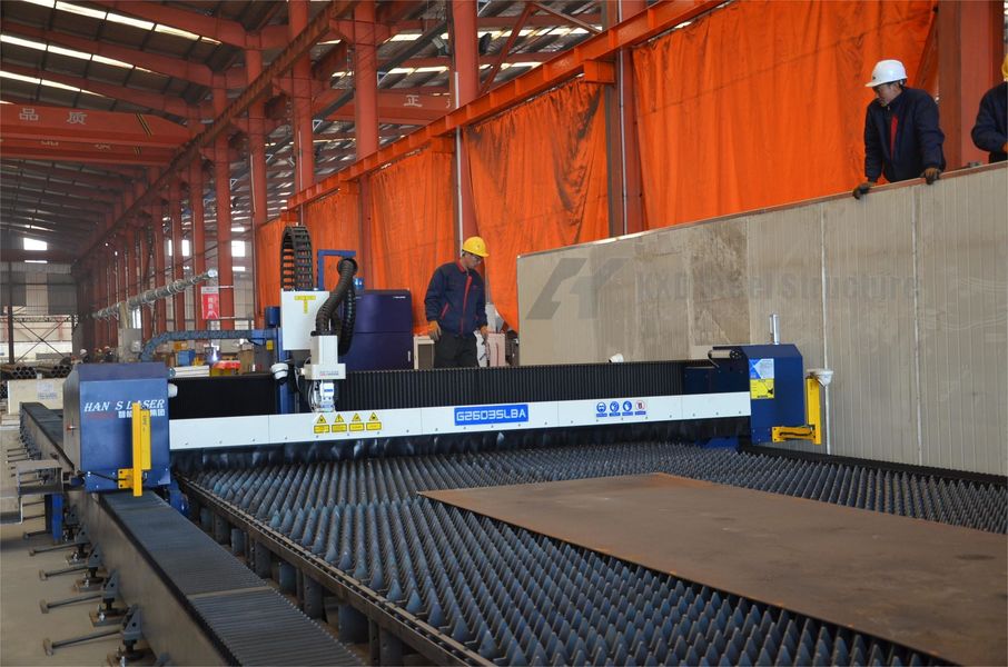 Qingdao KXD Steel Structure Co., Ltd linha de produção do fabricante