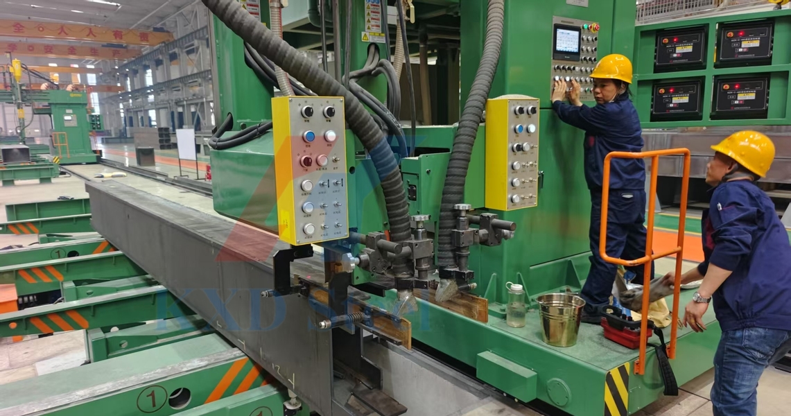 Qingdao KXD Steel Structure Co., Ltd linha de produção do fabricante