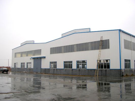 Edifício Prefabricado Industrial de Aço Secção H Edifício de Estrutura de Aço Armazém