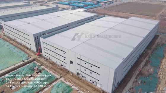 Oficina de estruturas de aço pré-fabricadas sob medida Armazém comercial de aço CE aprovado