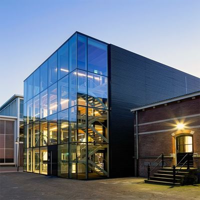 Edifícios comerciais pré-fabricados de metal modulares