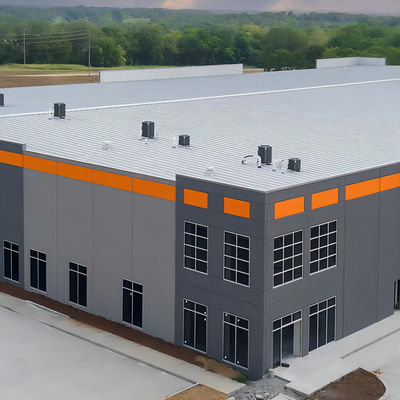 Construção de estruturas industriais de estruturas de aço