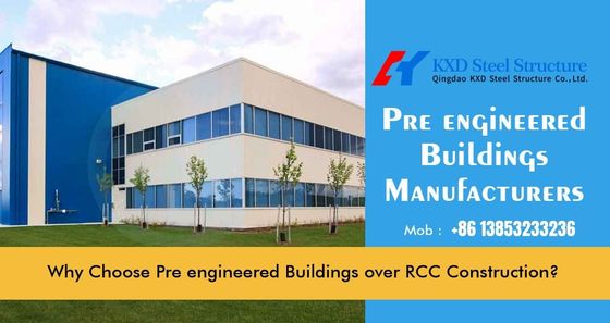 PEB comercial Estrutura de edifícios de aço Construção ecológica