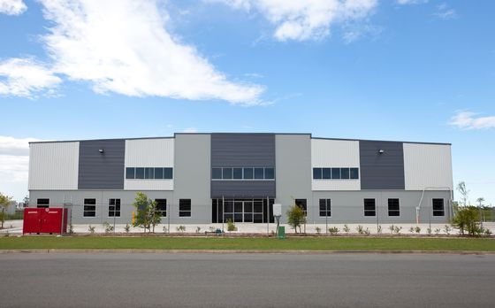 Instalações industriais pré-fabricadas de aço Edifícios pré-fabricados de metal Edifício de fábrica