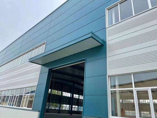 Kit de oficina de estruturas pré-fabricadas de aço Galvanizado Edifícios pré-fabricados de garagem de metal