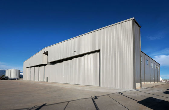 Estrutura de aço pré-fabricada Hangar de aviões Metal Hangar de aviões Armazém