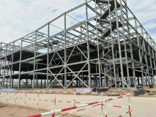 Estrutura de aço personalizada Edifício industrial Edifício de escritório Edifício escolar Edifício de aço Construção de salões