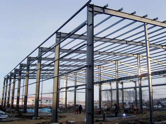 Alkyd Pintura Metal Construção Edifício Oficinas de aço pré-fabricadas sob medida