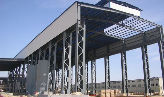 Edifício de construção de estruturas pré-fabricadas de aço