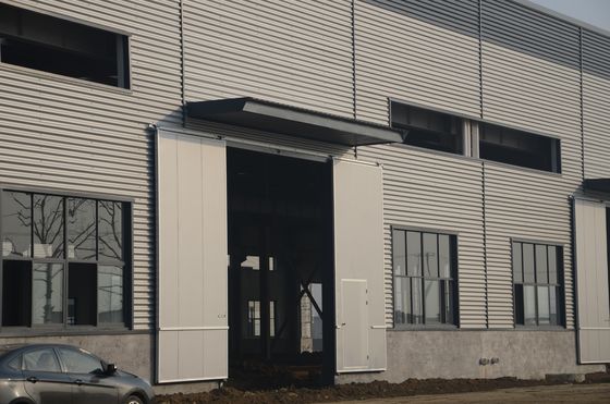 Revestimento à prova de fogo Estrutura de aço de calibre leve Construção Armazém pré-fabricado de claraboias