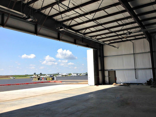Estruturas comerciais de aço Hangar Edifício Hangares de aeronaves pré-fabricados