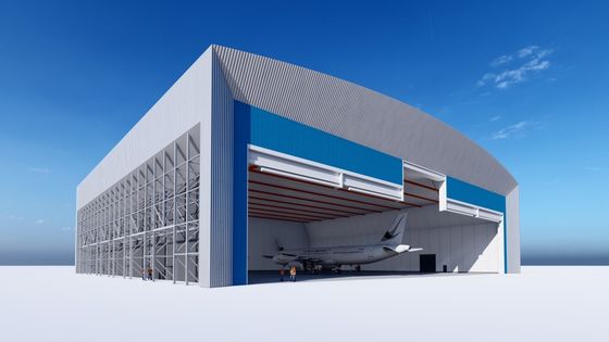 Edifício de aço de vários andares durável Construção estrutural de aço pintada ou galvanizada