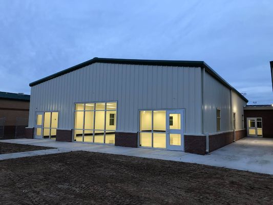 Estrutura de aço durável de instalação de energia de hotel pesada pré-fabricada para oficina de armazém