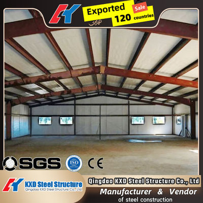 Construção pré-fabricada industrial de estruturas de aço