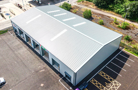 Prefabricado Armazenamento a Frio Quadro Metálico Painel Sandwich Leve Estrutura de Edifício Prefabricado Armazenamento Pesado