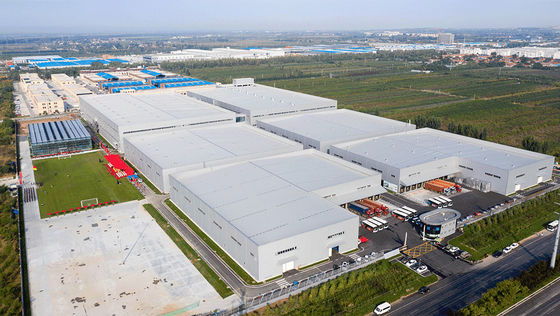 Construção de grande comprimento Prefabricado Armazém de pré-fabricação Oficina Estrutura de aço Construção de metal