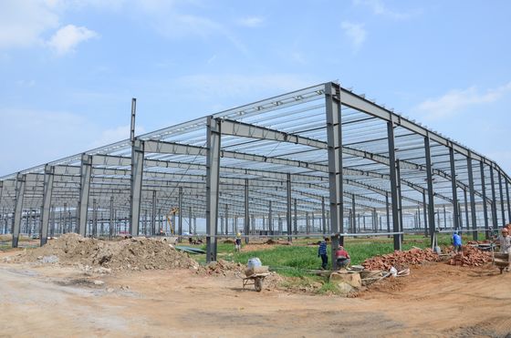 Q235 Q355B Estrutura de aço Oficina / Armazém / Edifício de todos os tipos