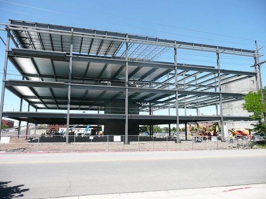 Oficina de estrutura de aço personalizada Armazém industrial Edifício de estrutura de aço Armazém emoldurado