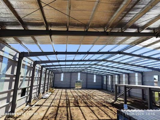 Arquitetura Projeto Estrutura de aço pré-fabricada Quadro Armazém Terremoto Contra