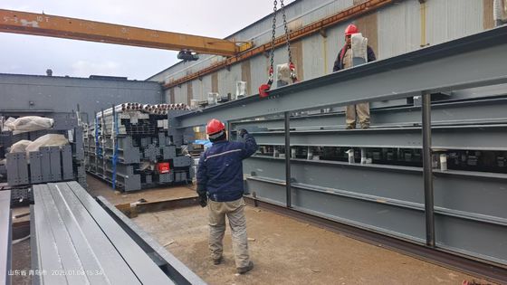 Armazenamento de estruturas metálicas e de aço Instalar guia online Apoio no local Instalar edifício de estruturas de aço