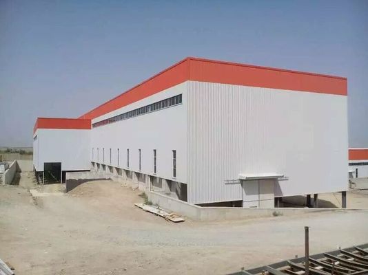 Estruturas pré-fabricadas de construção de aço para uso industrial