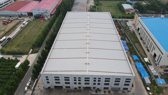 Armazém de armazenamento de metal pré-fabricado de telhado de chapa PPGI