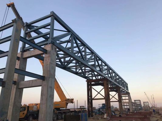 Ponte modular de travessia de aço para construção de acesso temporário durável