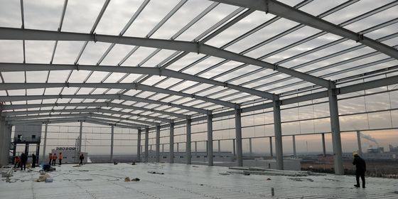 Design de Construção Industrial Moderna Oficina e Armazenamento de Estruturas Metálicas Com Serviço Completo de Desenho