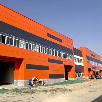 Fabricação industrial de estruturas metálicas pré-fabricadas de grandes dimensões