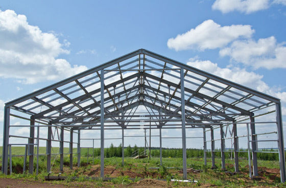 Estruturas industriais de aço Armazém de metal pré-fabricado Armazém de armazenamento
