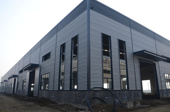 Muti Storey concebido de alta resistência pré-engenharia de oficina estrutural misturado com escritório e loja
