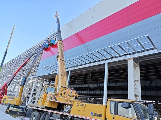 Edifício Metálico Prefabricado H Casa estrutural de aço para Armazém Oficina Loja de escritórios