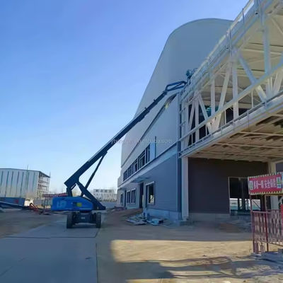 Solução de construção industrial pré-projetada de alta resistência personalizada Estrutura de aço de design moderno