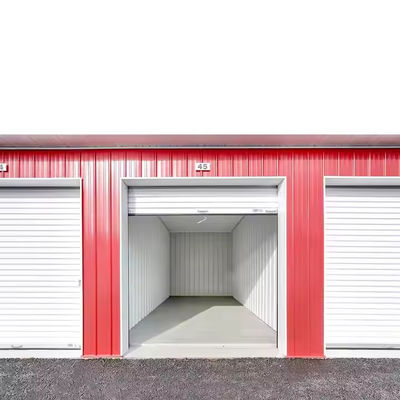 Unidades de auto-armazenamento pré-fabricadas Estrutura de aço pré-fabricada Edifício de mini galpão