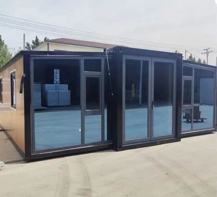 Pacote de luxo escritório pré-fabricado Container casas 2 andares 2 quartos móveis