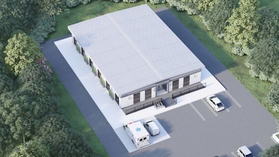 Estrutura de aço leve pré-fabricada para edifício de hospitais residenciais escolares