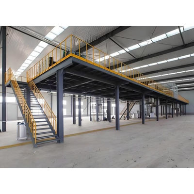 Edifício pré-fabricado de estrutura de aço de vários andares para uso comercial