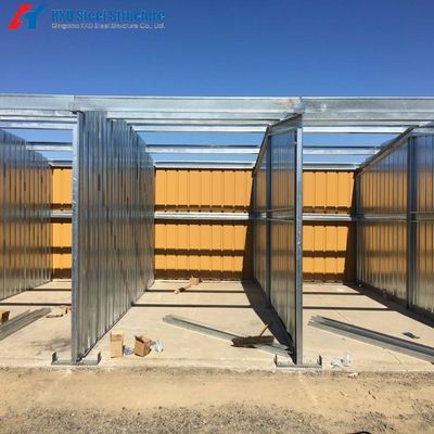 Painted Prefab House Galvanized Steel Building Modular Workshop