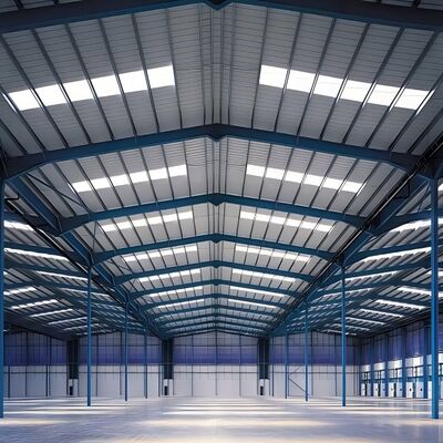 Prefabricated Steel Building Solution with 50 Years Lifespan, Custom Design, and Quick Construction