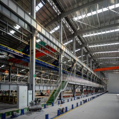 Unidade Estrutural de Aço Pré-fabricada de Baixo Custo com Instalação Rápida e Tamanho Personalizável
