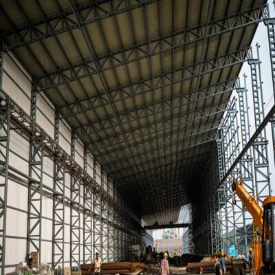 Projeto estrutural de aço arquitetônico sob medida, com fabricação de alta precisão e resistência a terremotos