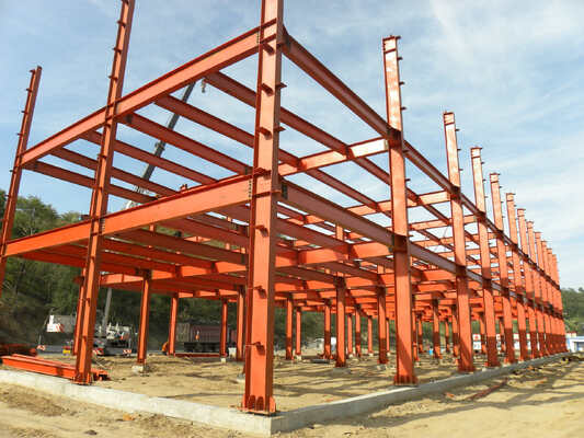 Custom Designed Steel Frame Workshop Building Prefabricated Metal Structure Factory Construction for Industrial Use