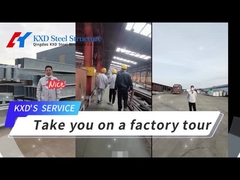 Edifício de apartamentos de estrutura de aço moderna Centro comercial pré-fabricado Edifícios de armazéns de metal