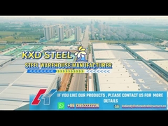 Construção de edifícios industriais de aço de grande altura Anti-terremoto Edifício de armazém pré-fabricado