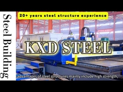 Construção de galpões de aço personalizáveis Estruturas pré-fabricadas de aço Edifício de armazém